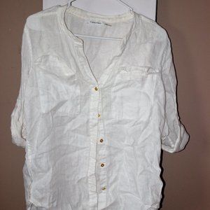 White Button-Up